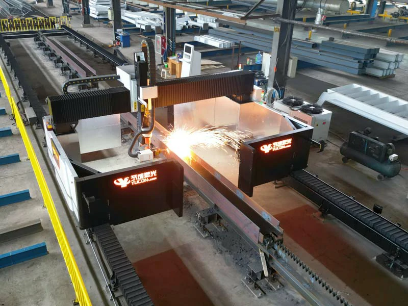 Laser Cutting Machine in Operation