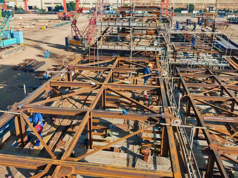 Oil & Gas Modular Steel Structure Fabrication Project
