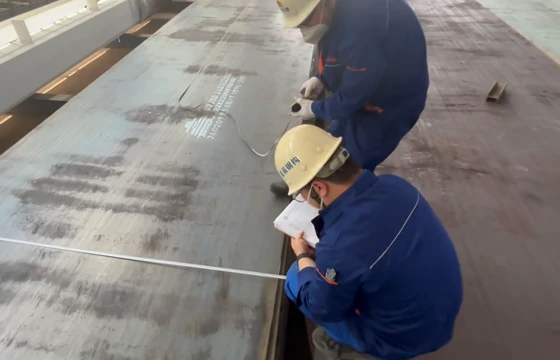 Steel material incoming inspection and MTC verification